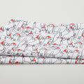 Meowy Christmas - Cats In Hats White 2 Yard Cut