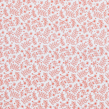 Meowy Christmas - Holly Jingle Red/White 2 Yard Cut