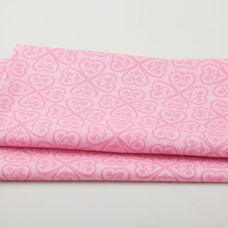 Whole Lotta Love - Lacey Heart Light Pink 2 Yard Cut