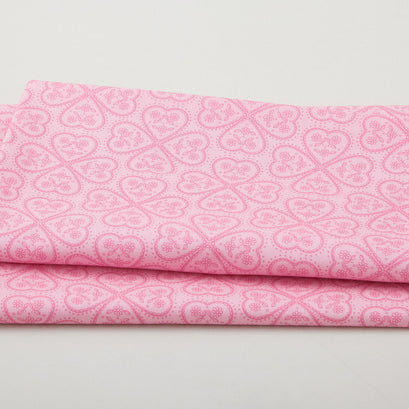 Whole Lotta Love - Lacey Heart Light Pink 2 Yard Cut