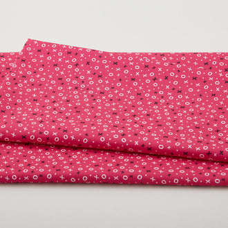 Whole Lotta Love - XoXo Love Dark Pink 2 Yard Cut