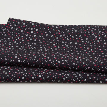 Whole Lotta Love - XoXo Love Black 2 Yard Cut