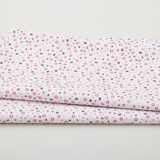 Whole Lotta Love - XoXo Love White 2 Yard Cut