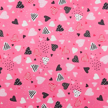 Whole Lotta Love - Love Ya Medium Pink 2 Yard Cut