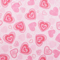 Whole Lotta Love - Romantic Hearts Pink 2 Yard Cut