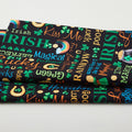 Shamrocks & Shenanigans - Lucky Words Black 2 Yard Cut