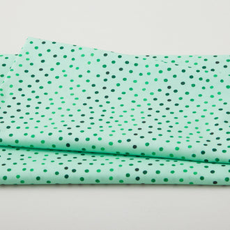 Shamrocks & Shenanigans - Lucky Dots Green 2 Yard Cut
