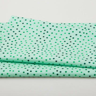 Shamrocks & Shenanigans - Lucky Dots Green 2 Yard Cut