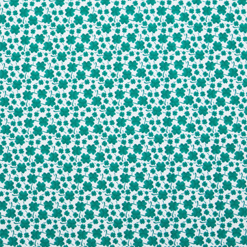 Luck of the Gnomes - Mini Clovers White 2 Yard Cut