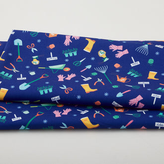 Love Grows Here - Love To Garden Blue 2 Yard Cut