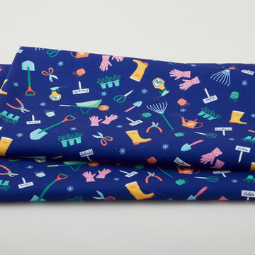 Love Grows Here - Love To Garden Blue 2 Yard Cut