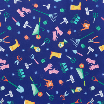 Love Grows Here - Love To Garden Blue 2 Yard Cut