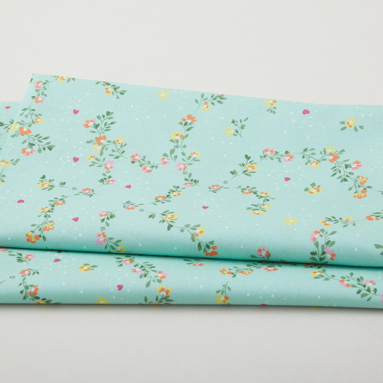 Love Grows Here - Floral Trellis Sage Green 2 Yard Cut