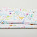 Love Grows Here - Blossom & Bloom Words White 2 Yard Cut