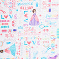 Fairytale Dreams - Fairytale Words White 2 Yard Cut