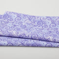 Fairytale Dreams - Dazzling Swirls Purple 2 Yard Cut