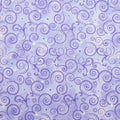 Fairytale Dreams - Dazzling Swirls Purple 2 Yard Cut