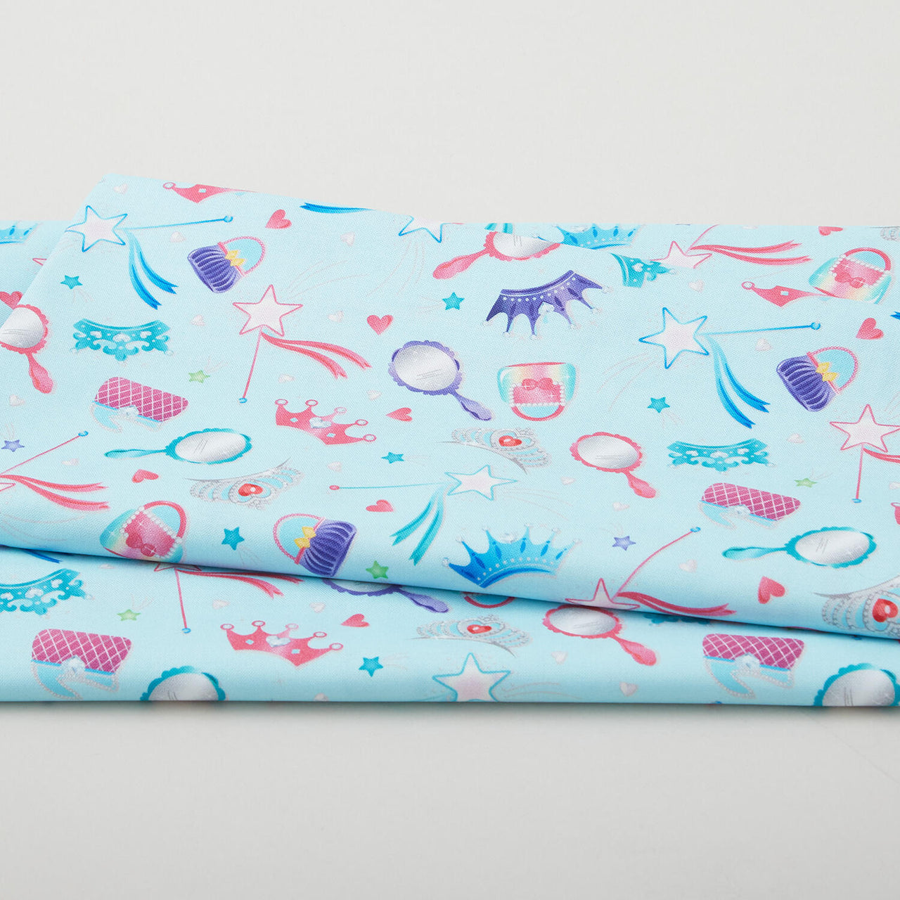 Fairytale Dreams - Princess Accessories Aqua 2 Yard Cut