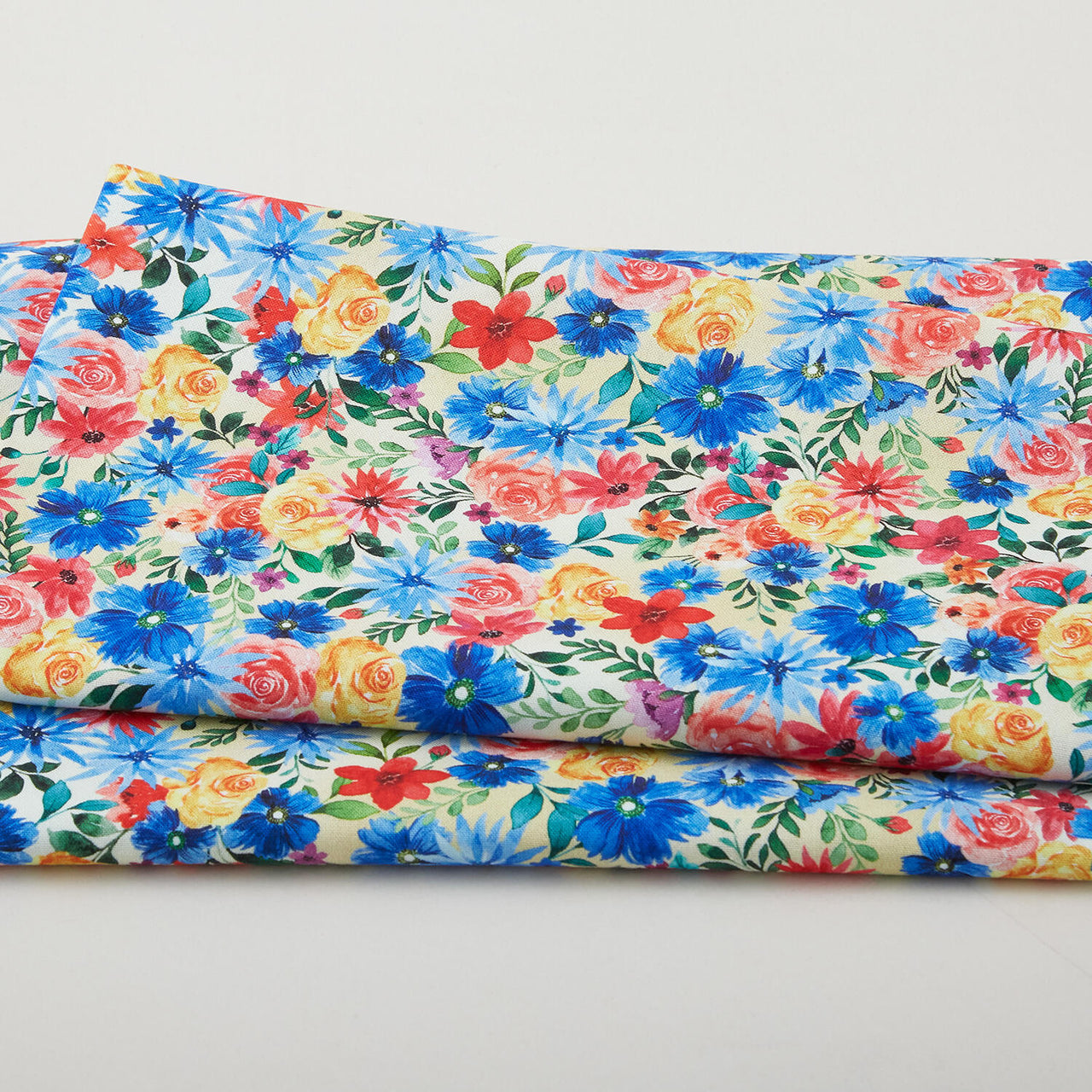 Farmers' Market - Flower Garden Buttercream 2 Yard Cut