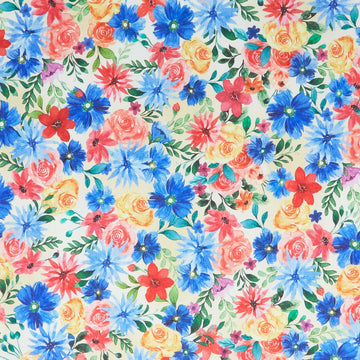 Farmers' Market - Flower Garden Buttercream 2 Yard Cut