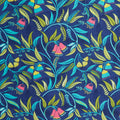 Chalk Garden - Dancing Flowers Navy 2 Yard Cut
