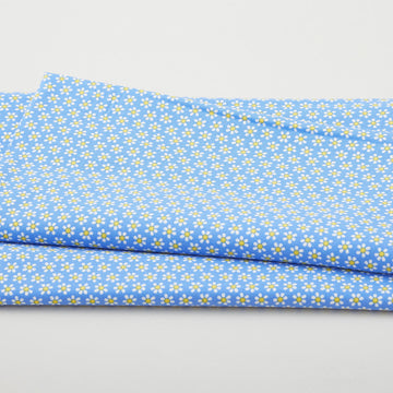 Chalk Garden - Mini Daisy Blue 2 Yard Cut