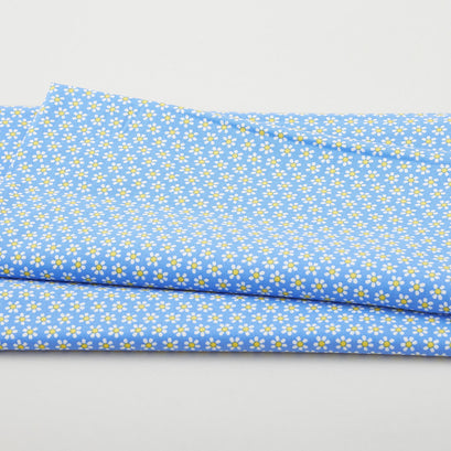 Chalk Garden - Mini Daisy Blue 2 Yard Cut