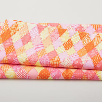 Serendipity - Serendipity Diamond Patch Pink 2 Yard Cut