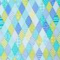 Serendipity - Serendipity Diamond Patch Teal 2 Yard Cut