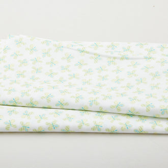 Happy Heart - Butterflies Lime/Multi 2 Yard Cut