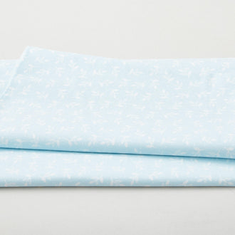 Happy Heart - Sprigs Light Turquoise 2 Yard Cut
