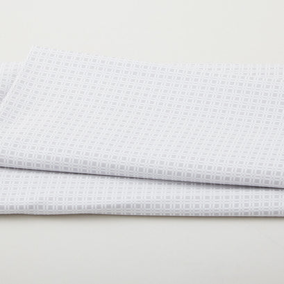 Happy Heart - Grid Grey 2 Yard Cut