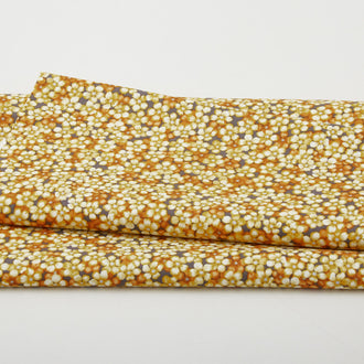 Whispering Lilies - Forget Me Not Gold 2 Yard Cut