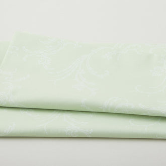 Whispering Lilies - Jackie Scroll Light Green 2 Yard Cut