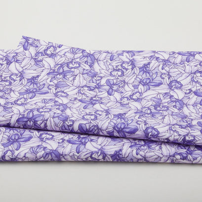 Botanical Radiants - Cattleya Indigo 2 Yard Cut