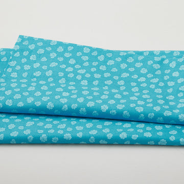 Botanical Radiants - Scalloped Flowers Sea Glass 2 Yard Cut