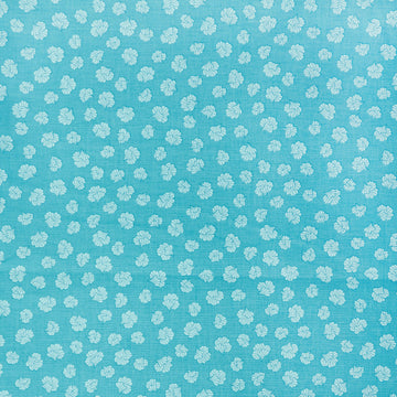 Botanical Radiants - Scalloped Flowers Sea Glass 2 Yard Cut