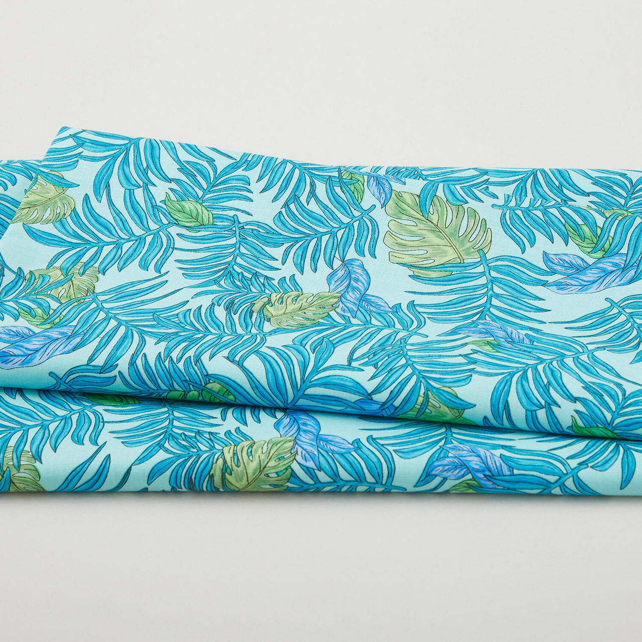 Botanical Radiants - Monstera Mash Sea Glass 2 Yard Cut