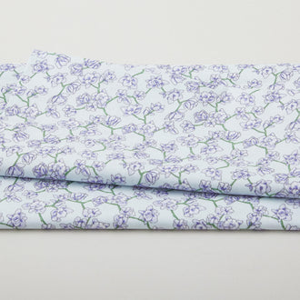 Botanical Radiants - Double Phalaenopsis Azure 2 Yard Cut