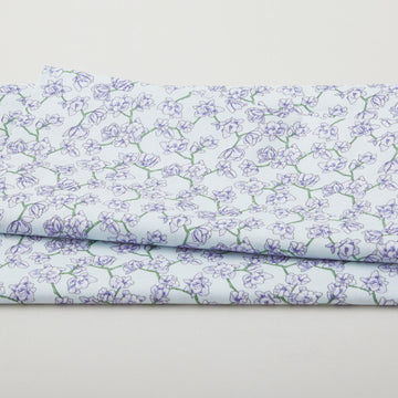 Botanical Radiants - Double Phalaenopsis Azure 2 Yard Cut