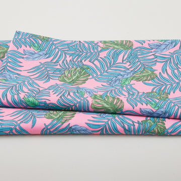 Botanical Radiants - Monstera Mash Bubble Gum 2 Yard Cut
