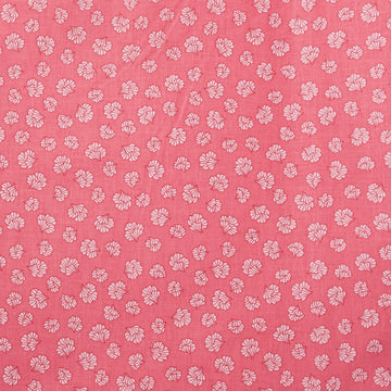 Botanical Radiants - Scalloped Flowers Bubble Gum 2 Yard Cut