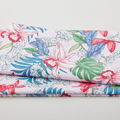 Botanical Radiants - Tropical Harmony Bubble Gum 2 Yard Cut