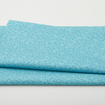French Meadow - Ripple Texture Lagoon 2 Yard Cut