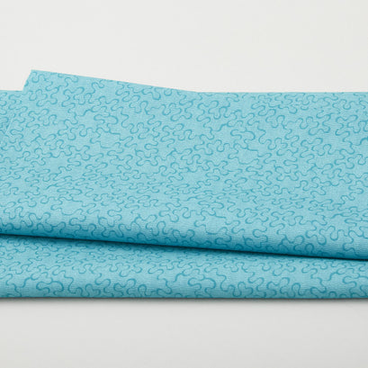 French Meadow - Ripple Texture Lagoon 2 Yard Cut
