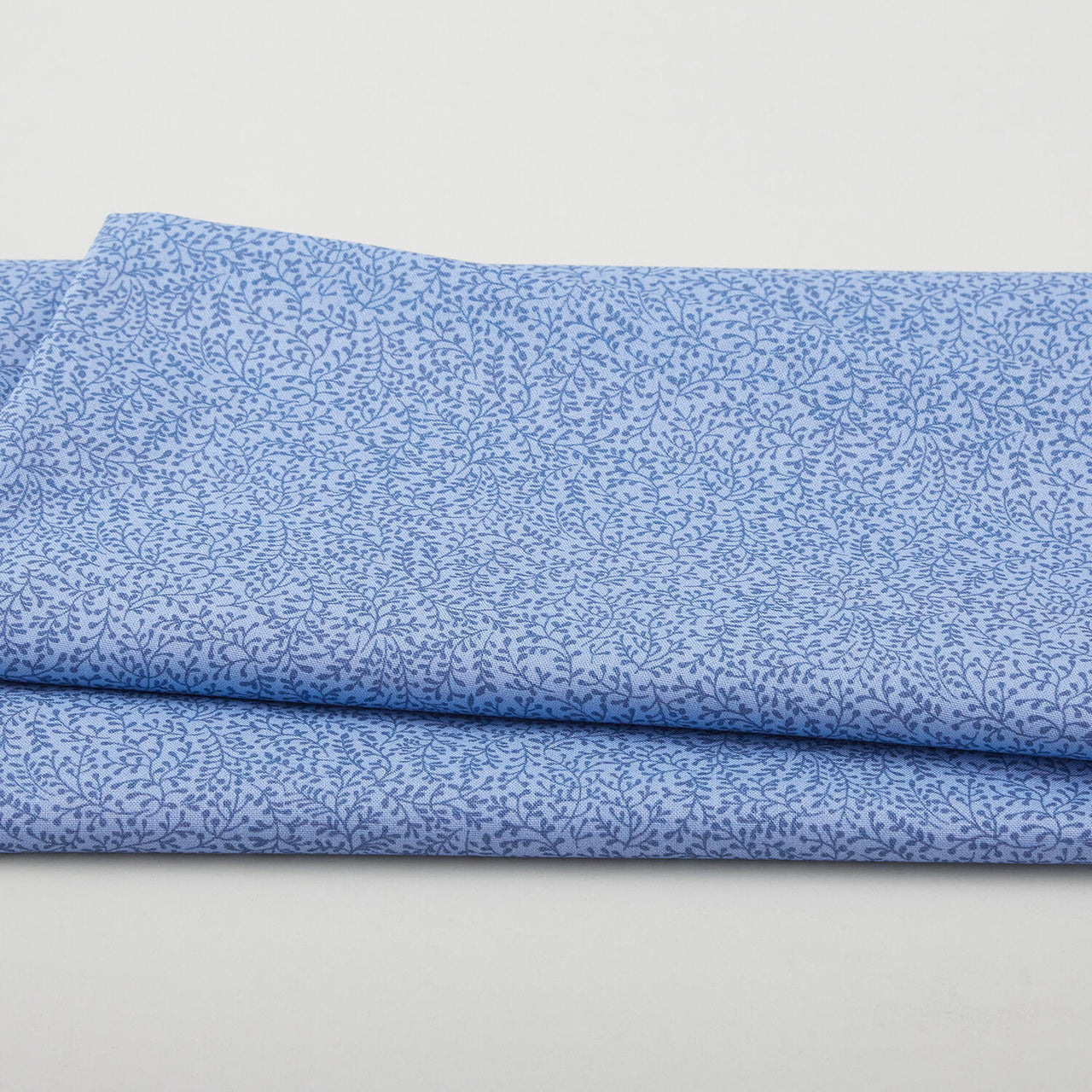 French Meadow - Petite Vine Medium Blue 2 Yard Cut