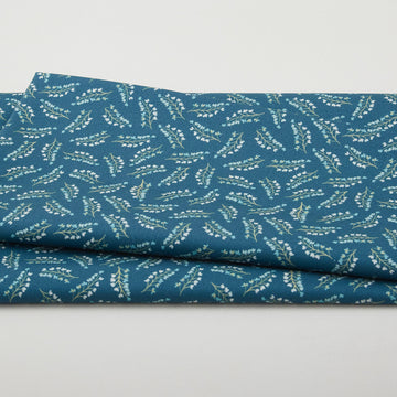 French Meadow - Meadow Toss Dark Teal 2 Yard Cut