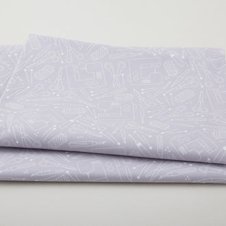 Happy Notes 108" Wide - Happy Quilting Grey 3 Yard Cut
