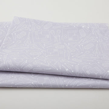 Happy Notes 108" Wide - Happy Quilting Grey 3 Yard Cut