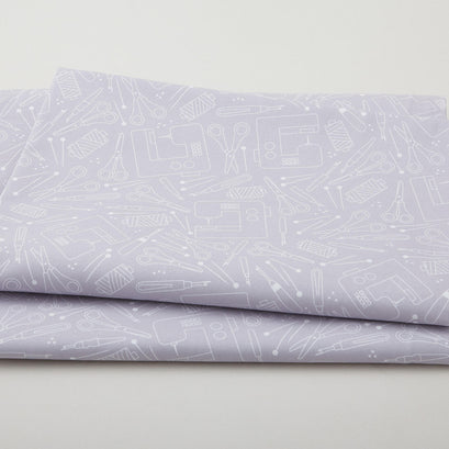 Happy Notes 108" Wide - Happy Quilting Grey 3 Yard Cut